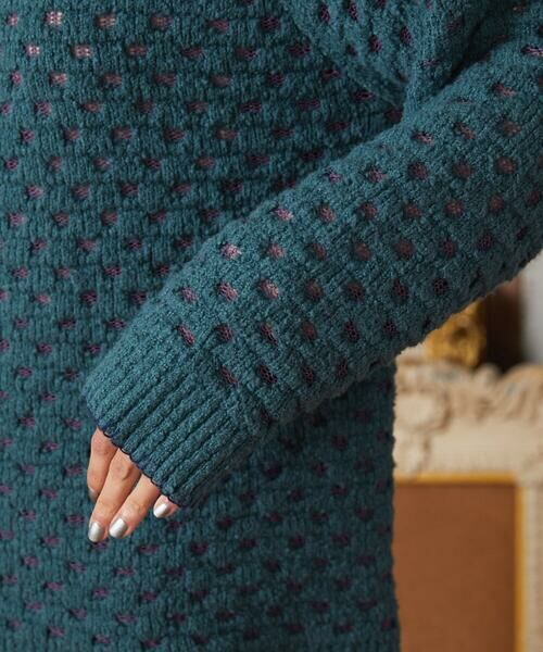 Jocomomola / ホコモモラ ニット・セーター | Claraboya ドットシアーニットプルオーバー | 詳細5