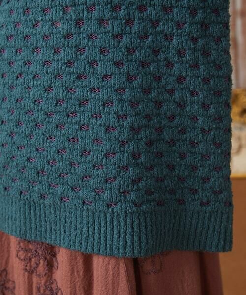 Jocomomola / ホコモモラ ニット・セーター | Claraboya ドットシアーニットプルオーバー | 詳細6