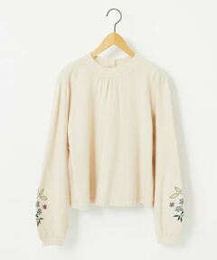 Jocomomola / ホコモモラ ニット・セーター | Tesoro フラワー刺繍ニットプルオーバー