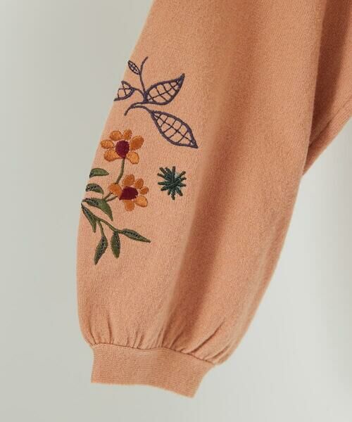 Jocomomola / ホコモモラ ニット・セーター | Tesoro フラワー刺繍ニットプルオーバー | 詳細8