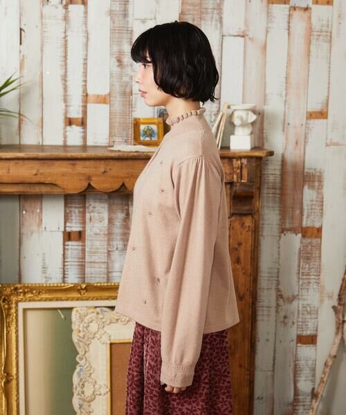 Jocomomola / ホコモモラ ニット・セーター | Tesoro フラワーモチーフニットプルオーバー | 詳細1