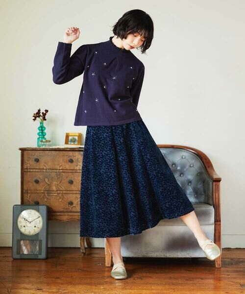 Jocomomola / ホコモモラ ニット・セーター | Tesoro フラワーモチーフニットプルオーバー | 詳細11