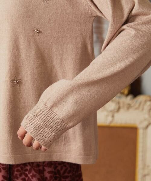 Jocomomola / ホコモモラ ニット・セーター | Tesoro フラワーモチーフニットプルオーバー | 詳細4