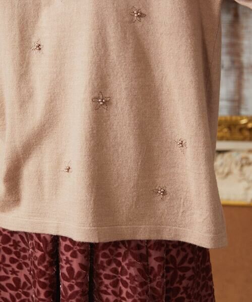 Jocomomola / ホコモモラ ニット・セーター | Tesoro フラワーモチーフニットプルオーバー | 詳細5