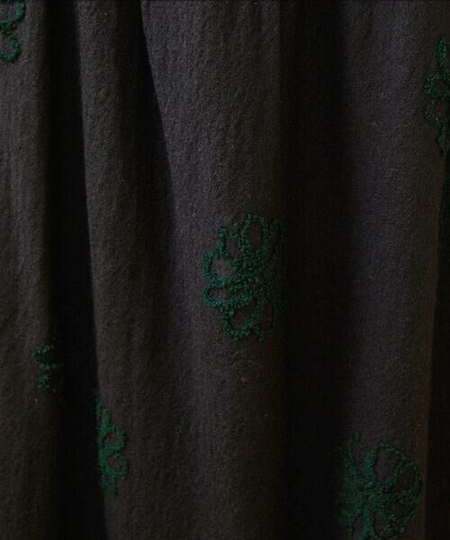 Jocomomola / ホコモモラ ロング・マキシ丈スカート | Susurrito フラワーモチーフゴムギャザースカート | 詳細12