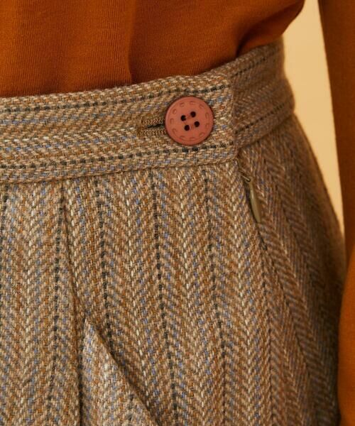 Jocomomola / ホコモモラ ロング・マキシ丈スカート | Huellas de aves へリンボーンタックフレアスカート | 詳細5