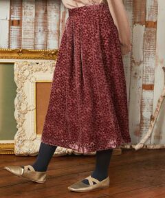 Jocomomola / ホコモモラ ロング・マキシ丈スカート | Tardin calido オパールフラワーモチーフスカート