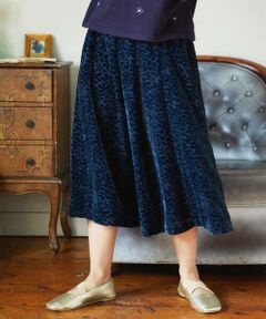 Jocomomola / ホコモモラ ロング・マキシ丈スカート | Tardin calido オパールフラワーモチーフスカート