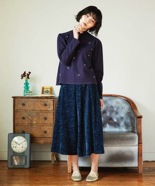 Jocomomola / ホコモモラ ロング・マキシ丈スカート | Tardin calido オパールフラワーモチーフスカート | 詳細13