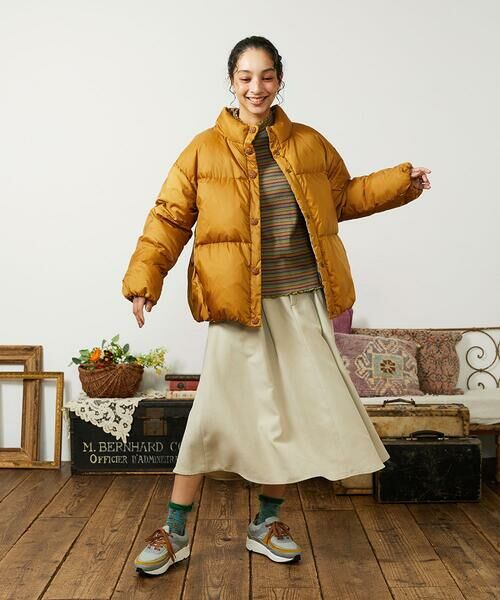 Jocomomola / ホコモモラ ダウンジャケット・ベスト | 【リバーシブル】Flor Alta ショートダウンジャケット | 詳細2