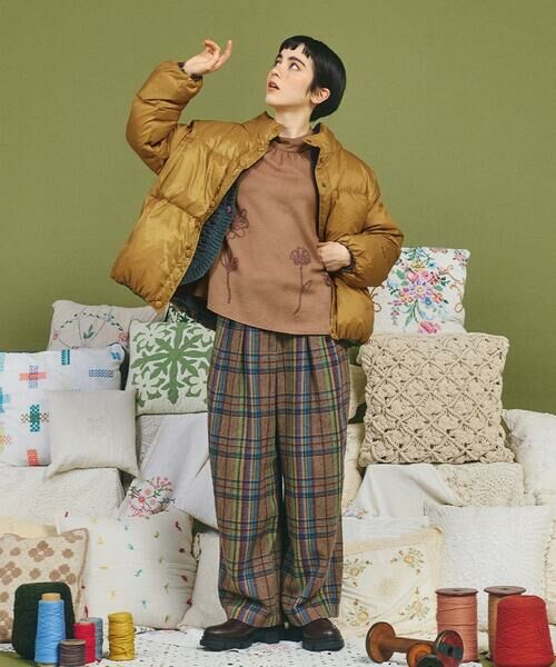 Jocomomola / ホコモモラ ダウンジャケット・ベスト | 【リバーシブル】Flor Alta ショートダウンジャケット | 詳細27