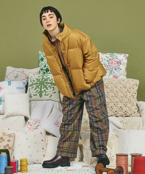 Jocomomola / ホコモモラ ダウンジャケット・ベスト | 【リバーシブル】Flor Alta ショートダウンジャケット | 詳細28