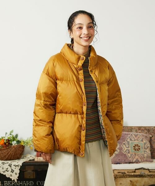 Jocomomola / ホコモモラ ダウンジャケット・ベスト | 【リバーシブル】Flor Alta ショートダウンジャケット | 詳細3