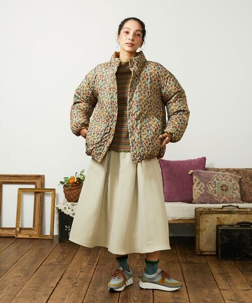 Jocomomola / ホコモモラ ダウンジャケット・ベスト | 【リバーシブル】Flor Alta ショートダウンジャケット | 詳細7