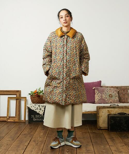 Jocomomola / ホコモモラ ダウンジャケット・ベスト | 【リバーシブル】Flor Alta ロングダウンコート | 詳細10