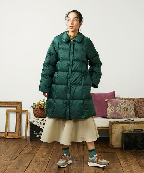 Jocomomola / ホコモモラ ダウンジャケット・ベスト | 【リバーシブル】Flor Alta ロングダウンコート | 詳細20