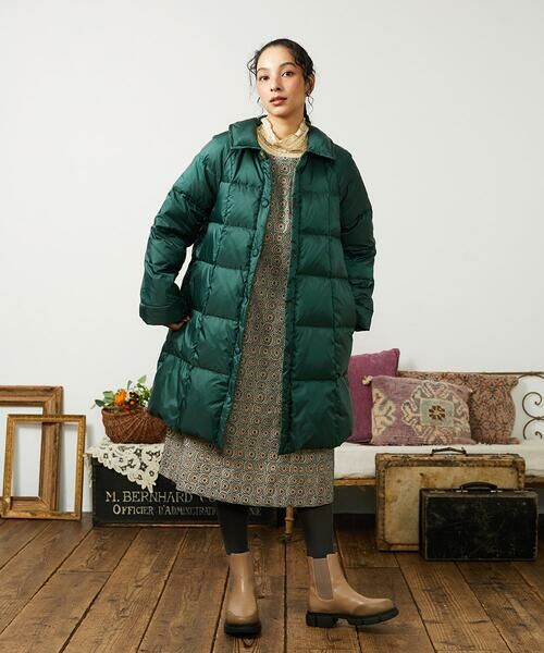 Jocomomola / ホコモモラ ダウンジャケット・ベスト | 【リバーシブル】Flor Alta ロングダウンコート | 詳細21