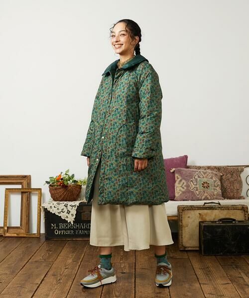 Jocomomola / ホコモモラ ダウンジャケット・ベスト | 【リバーシブル】Flor Alta ロングダウンコート | 詳細25