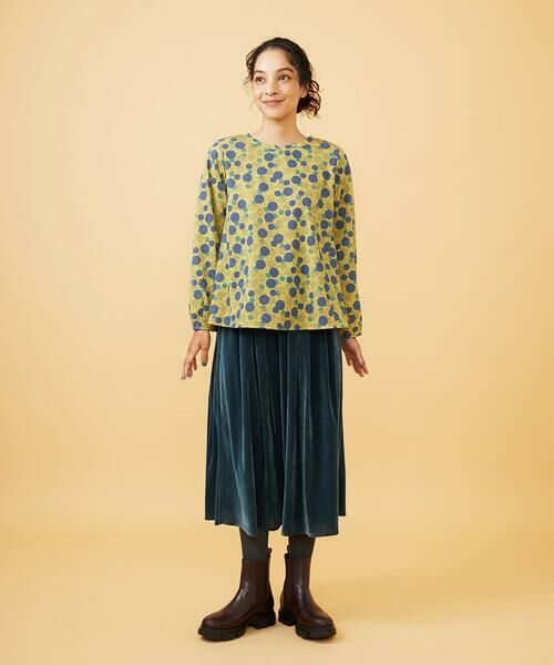 Jocomomola / ホコモモラ カットソー | Calle de la Bola ドットプリントカットソー | 詳細8