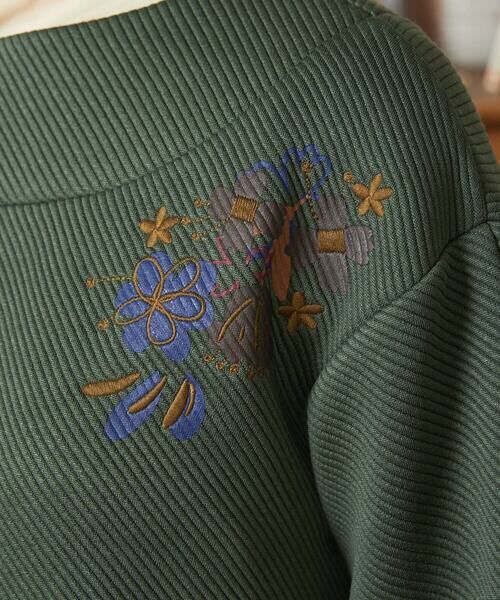 Jocomomola / ホコモモラ カットソー | Florecer フラワー刺繍プルオーバーカットソー | 詳細11