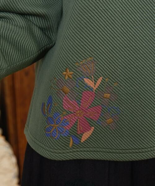 Jocomomola / ホコモモラ カットソー | Florecer フラワー刺繍プルオーバーカットソー | 詳細12