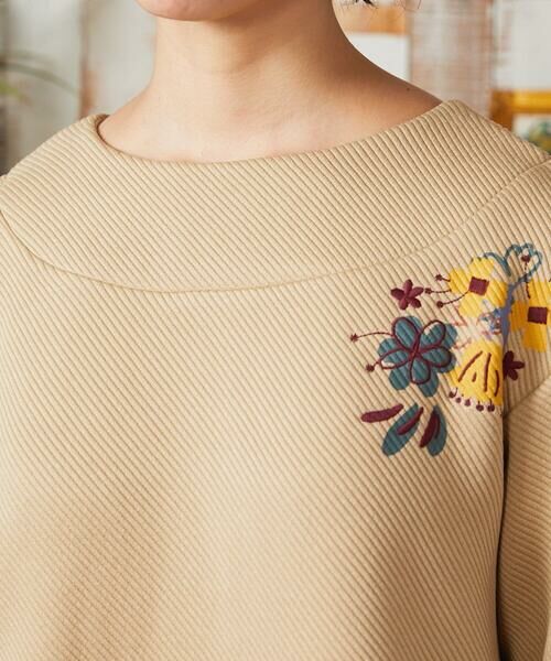 Jocomomola / ホコモモラ カットソー | Florecer フラワー刺繍プルオーバーカットソー | 詳細3