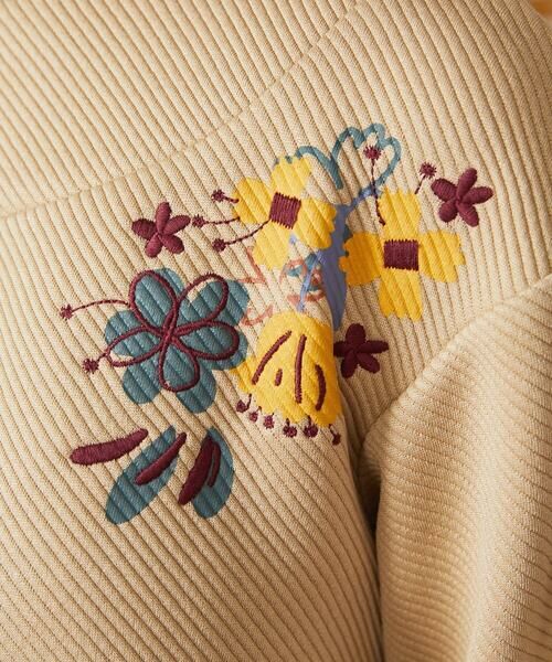 Jocomomola / ホコモモラ カットソー | Florecer フラワー刺繍プルオーバーカットソー | 詳細4