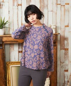 Jocomomola / ホコモモラ カットソー | Paseo de las flores フラワージャカードカットソー