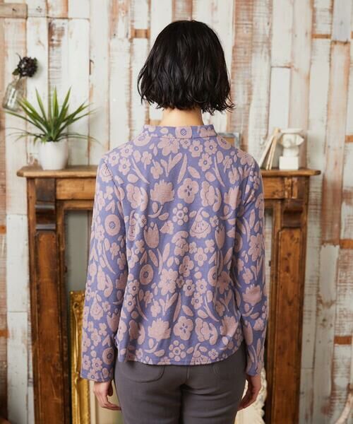 Jocomomola / ホコモモラ カットソー | Paseo de las flores フラワージャカードカットソー | 詳細2