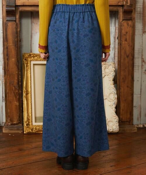 Jocomomola / ホコモモラ その他パンツ | Calle de Bordadores フラワープリントワイドパンツ | 詳細8