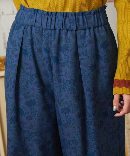 Jocomomola / ホコモモラ その他パンツ | Calle de Bordadores フラワープリントワイドパンツ | 詳細9