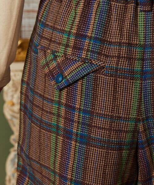 Jocomomola / ホコモモラ チノ・ワークパンツ | Arriate チェック柄ワイドパンツ | 詳細14