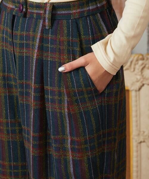 Jocomomola / ホコモモラ チノ・ワークパンツ | Arriate チェック柄ワイドパンツ | 詳細6