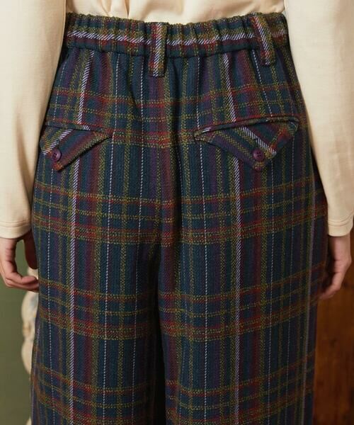 Jocomomola / ホコモモラ チノ・ワークパンツ | Arriate チェック柄ワイドパンツ | 詳細8