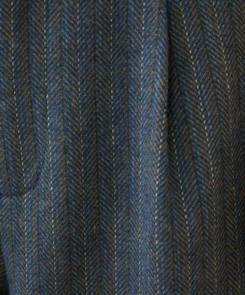 Jocomomola / ホコモモラ チノ・ワークパンツ | Huellas de aves  へリンボーンワイドストレートパンツ | 詳細10