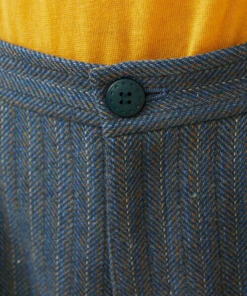 Jocomomola / ホコモモラ チノ・ワークパンツ | Huellas de aves  へリンボーンワイドストレートパンツ | 詳細4