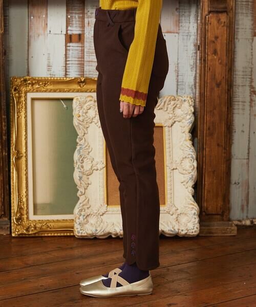 Jocomomola / ホコモモラ チノ・ワークパンツ | Brillito 裏起毛ストレッチパンツ | 詳細1