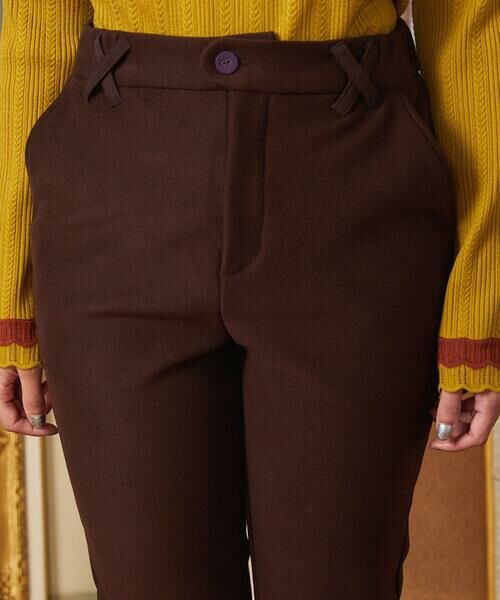 Jocomomola / ホコモモラ チノ・ワークパンツ | Brillito 裏起毛ストレッチパンツ | 詳細3