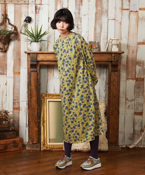 Jocomomola / ホコモモラ ロング・マキシ丈ワンピース | Calle de la Bola ドットプリントワンピース | 詳細7