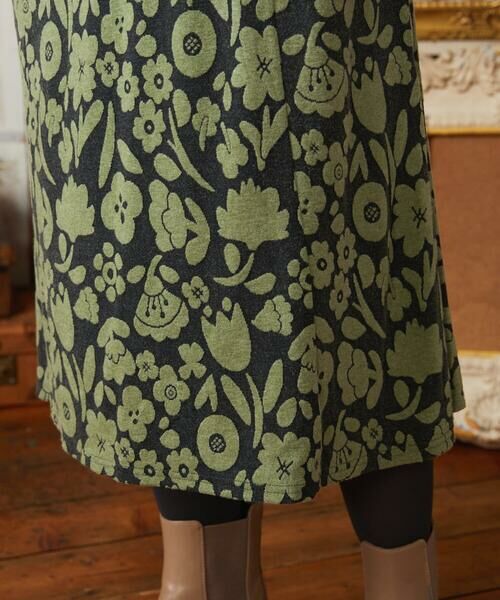 Jocomomola / ホコモモラ ロング・マキシ丈ワンピース | Paseo de las flores フラワージャカードワンピース | 詳細6