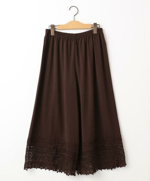 Jocomomola / ホコモモラ その他パンツ | 天竺レースペチコートパンツ | 詳細18