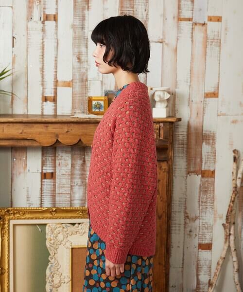 Jocomomola / ホコモモラ カーディガン・ボレロ | Claraboya ドットシアーニットカーディガン | 詳細1