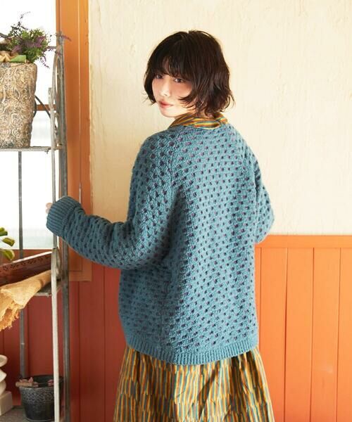 Jocomomola / ホコモモラ カーディガン・ボレロ | Claraboya ドットシアーニットカーディガン | 詳細10