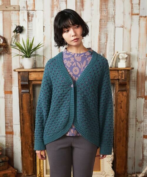 Jocomomola / ホコモモラ カーディガン・ボレロ | Claraboya ドットシアーニットカーディガン | 詳細11