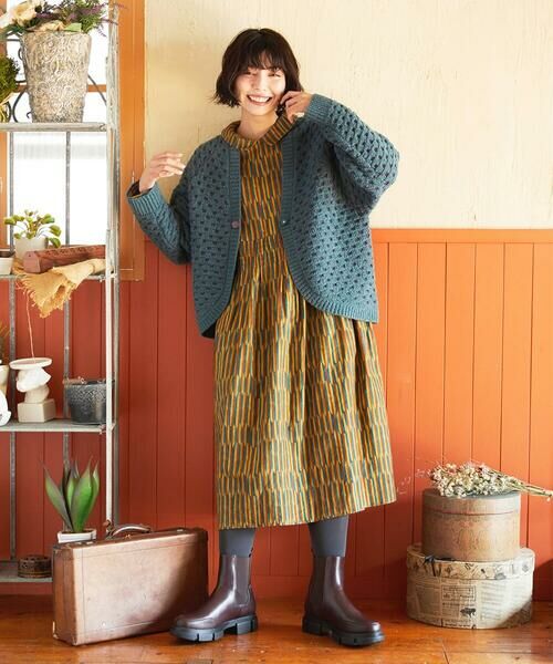 Jocomomola / ホコモモラ カーディガン・ボレロ | Claraboya ドットシアーニットカーディガン | 詳細15