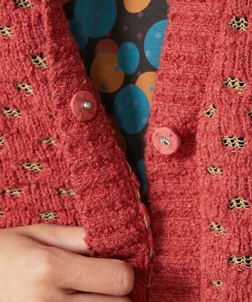 Jocomomola / ホコモモラ カーディガン・ボレロ | Claraboya ドットシアーニットカーディガン | 詳細4