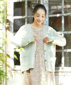 Jocomomola / ホコモモラ カーディガン・ボレロ | Peludo Vネックニットカーディガン