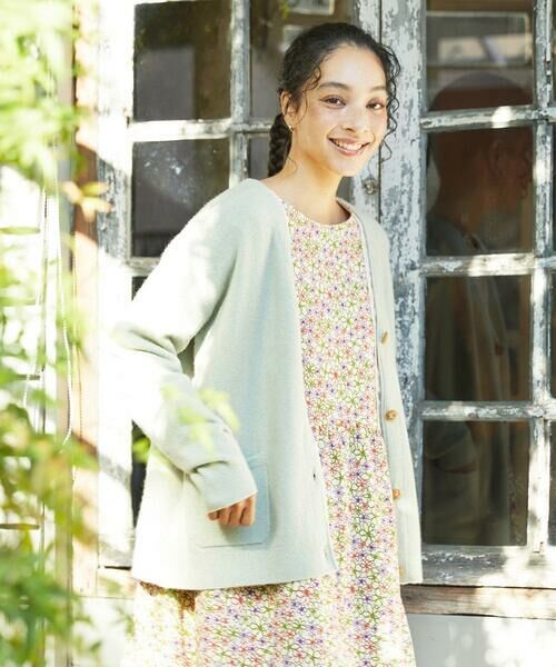 Jocomomola / ホコモモラ カーディガン・ボレロ | Peludo Vネックニットカーディガン | 詳細1