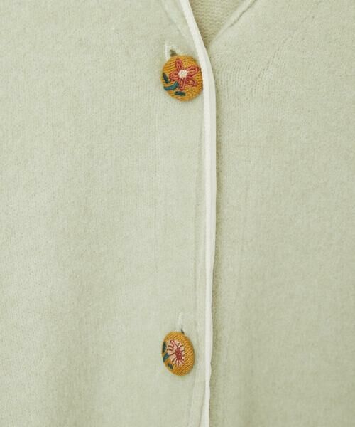 Jocomomola / ホコモモラ カーディガン・ボレロ | Peludo Vネックニットカーディガン | 詳細5