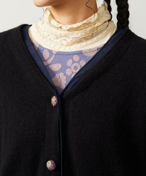 Jocomomola / ホコモモラ カーディガン・ボレロ | Peludo Vネックニットカーディガン | 詳細10